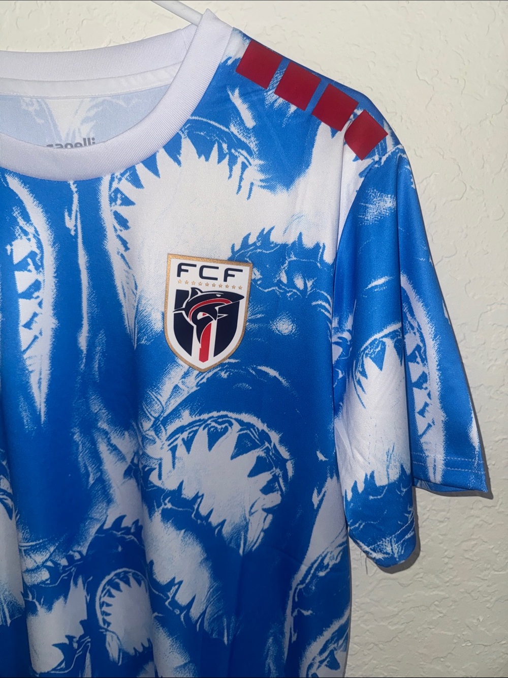 ✅NWT Cape Verde Cabo Verde World Cup 2026 Blue White Soccer Jersey - Picture 7 of 10